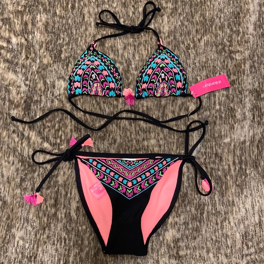 Multi-colored tribal Bikini Set